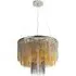Carbonia Chain 5 Light Ceiling Pendant - Gold