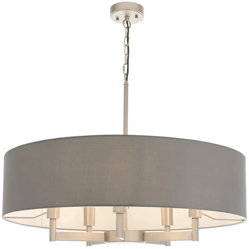 Carrara 5 Light Ceiling Pendant - Grey image