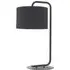 Carrara Table Lamp - Black, Fabric
