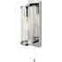 Como Chrome Plate Glass Wall Lamp - Silver