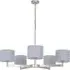 Cortino 5 Light Ceiling Pendant Light - Grey, Matt Nickel
