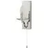 Fano Wall Lamp with Pull Cord - Polished Nickel, Crystal