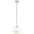 Finale Pendant Ceiling Light - Brass, Opal Glass