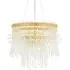 Florence 9 Light Pendant Ceiling Light - Clear, Gold Effect