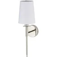 Florence Wall Lamp - White, Nickel
