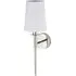 Florence Wall Lamp - White, Nickel
