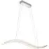 Foggia Crystal Pendant Ceiling Lamp - Silver, Chrome
