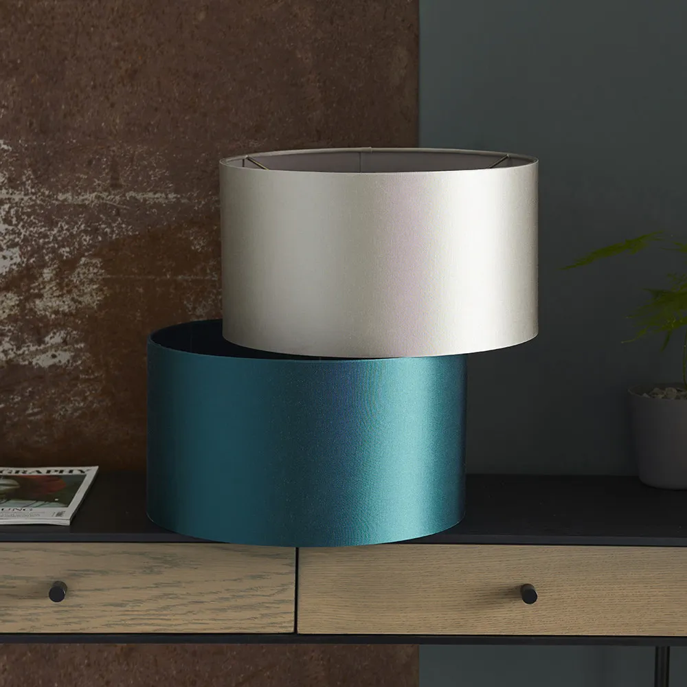 Folgarida Lamp Shade - Teal, Satin
