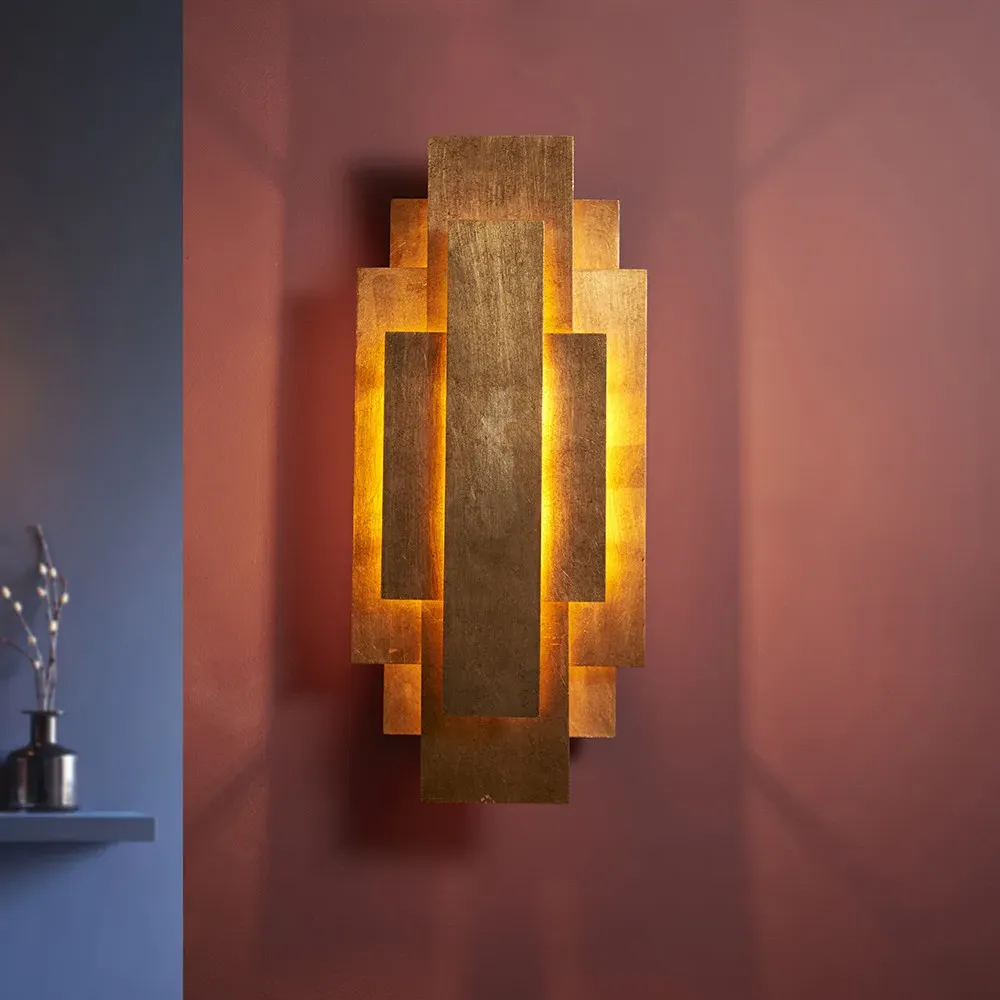 Forli 2 Light Wall Lamp - Gold