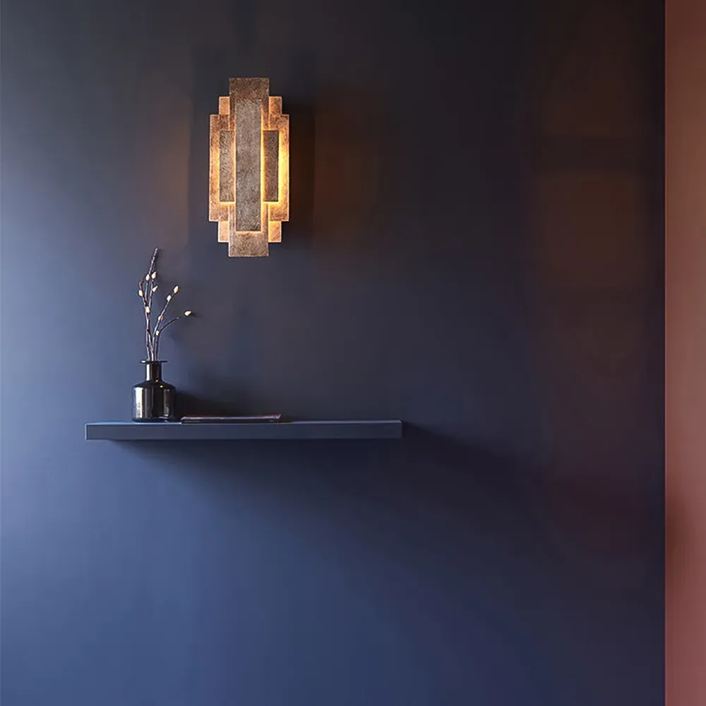 Forli 2 Light Wall Lamp - Silver