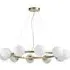 Grosseto 10 Light Ring Ceiling Light - White, Glass