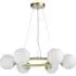 Grosseto 6 Light Ring Ceiling Light - White, Glass