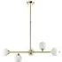 Grosseto Bar Pendant Ceiling Light - White, Glass