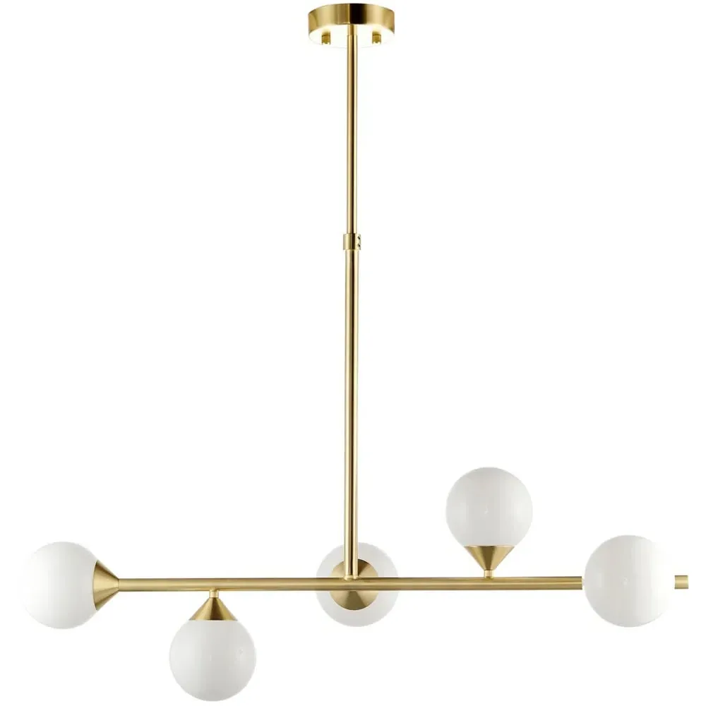 Grosseto Bar Pendant Ceiling Light - White, Glass