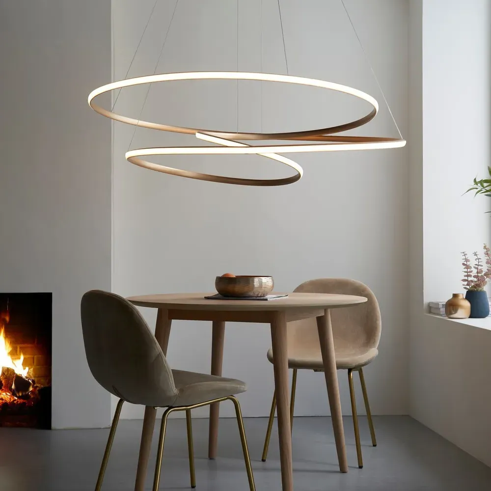 Imola Large Pendant Ceiling Light - White, Silicone