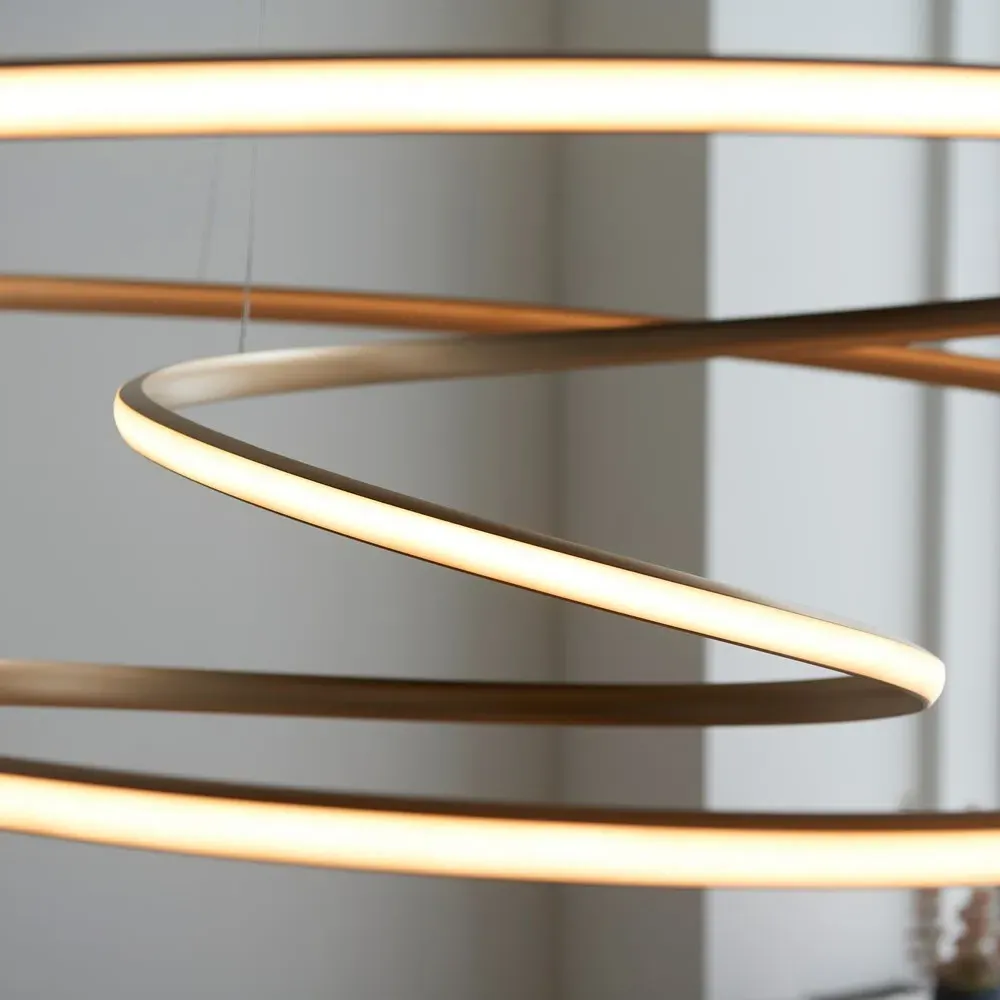 Imola Large Pendant Ceiling Light - White, Silicone