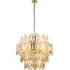 Latina 15-Light Pendant Ceiling Lamp - Gold, Crystal