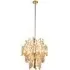 Latina Crystal Pendant Light - Gold
