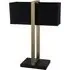 Livigno Table Lamp - Brown, Matt Black