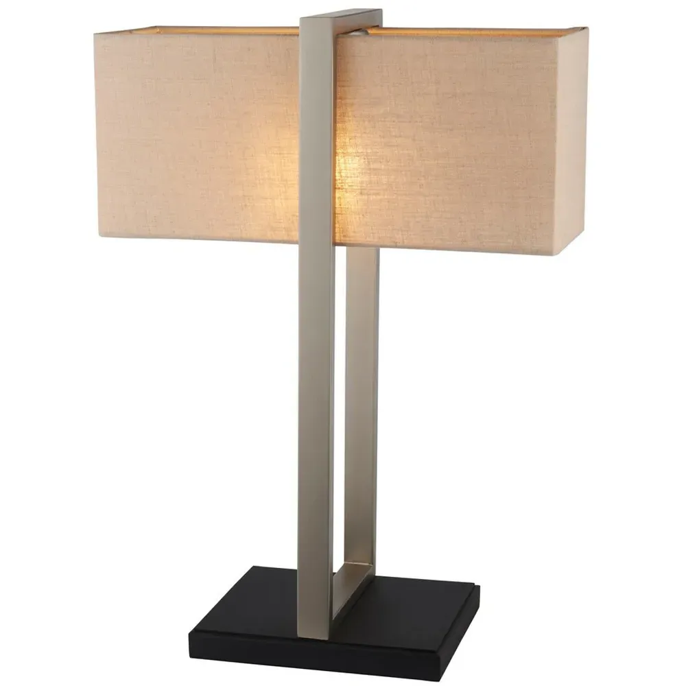 Livigno Table Lamp - Grey, Linen