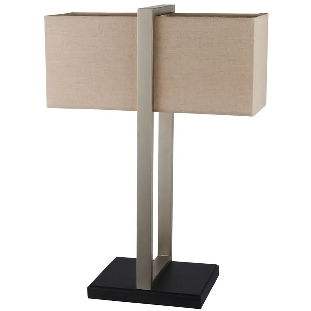Livigno Table Lamp - Grey, Linen