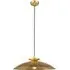 Livorno Dome Pendant Ceiling Light - Brown, Hammered Brass