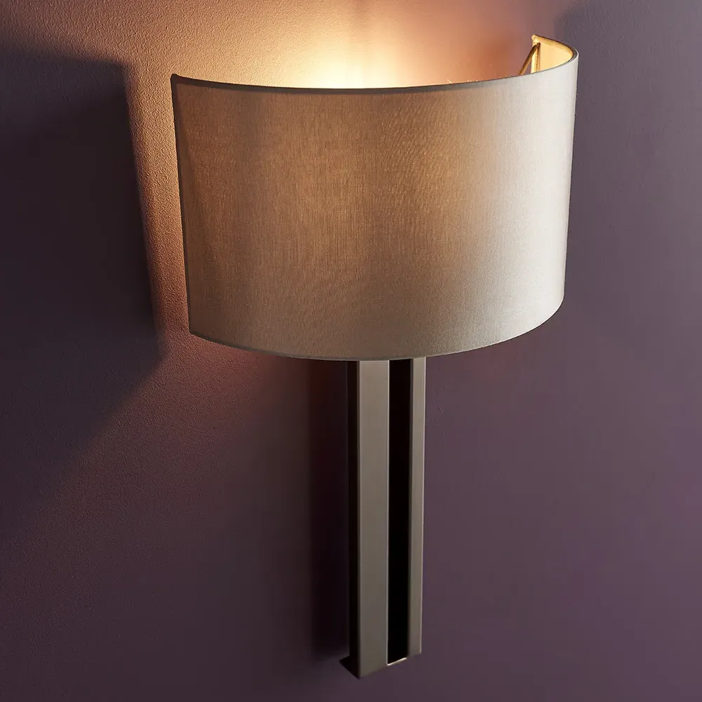 Macrenta Wall Lamp - Bronze, Mink