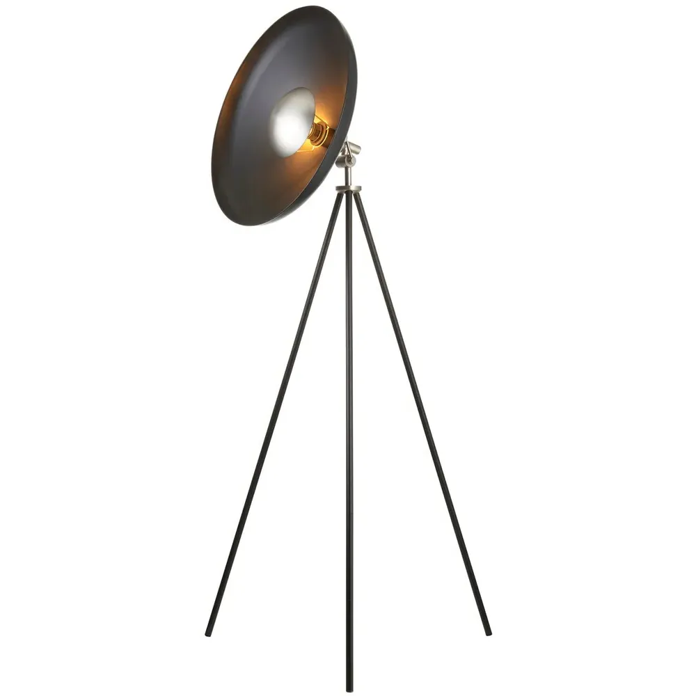 Milan Tripod Floor Lamp - Black, Nickel