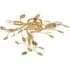 Modena 3 Light Flush Ceiling Light - Gold Leaf