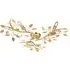 Modena 6 Light Flush Ceiling Light - Gold Leaf