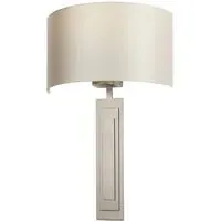 Olbia Wall Lamp - Bronze, Satin Fabric