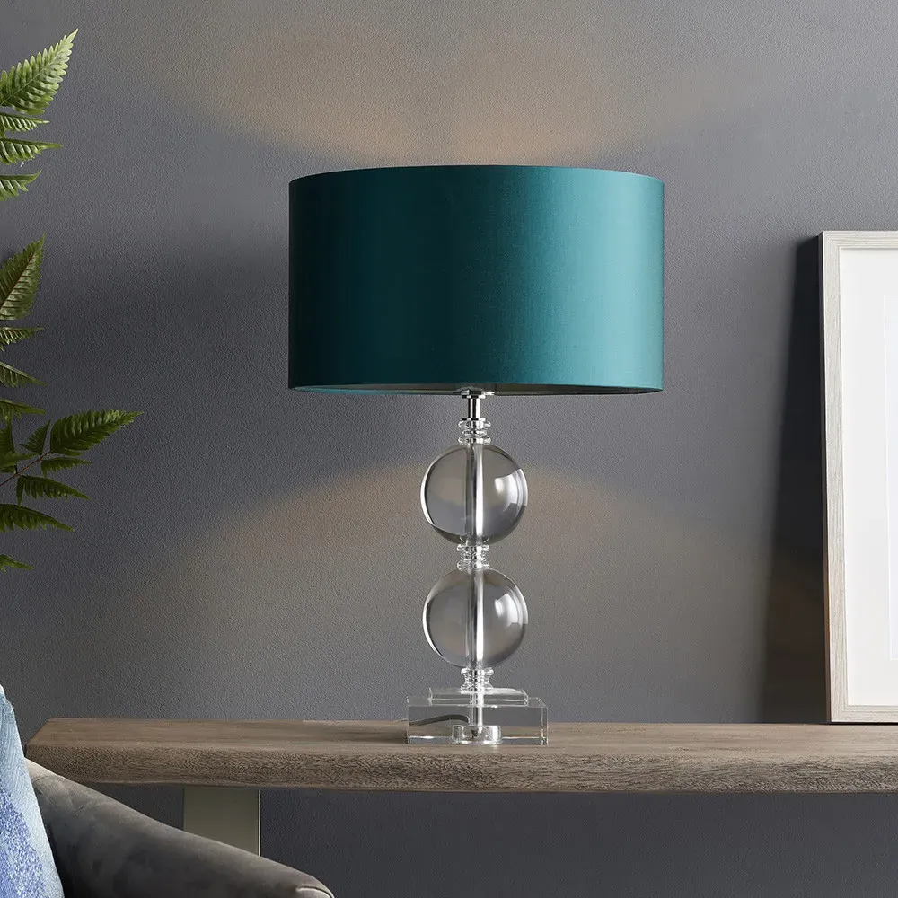 Ortisei Table Lamp - Chrome, Crystal