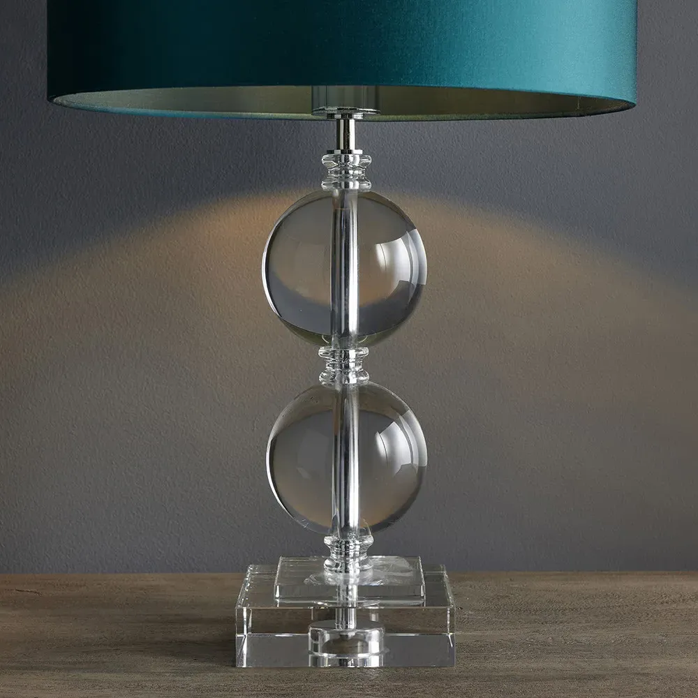 Ortisei Table Lamp - Chrome, Crystal