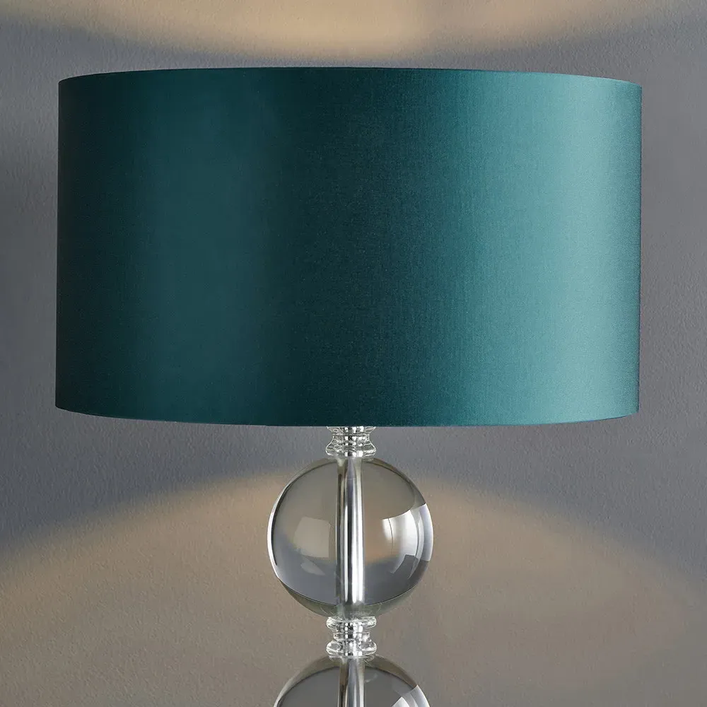 Ortisei Table Lamp - Silver, Crystal