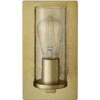 Palermo Hammered Wall Lamp - Brass, Glass