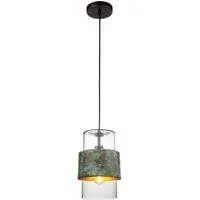 Palermo Pendant Ceiling Light - Bronze, Glass