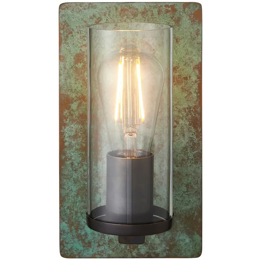 Palermo Wall Lamp - Bronze, Glass