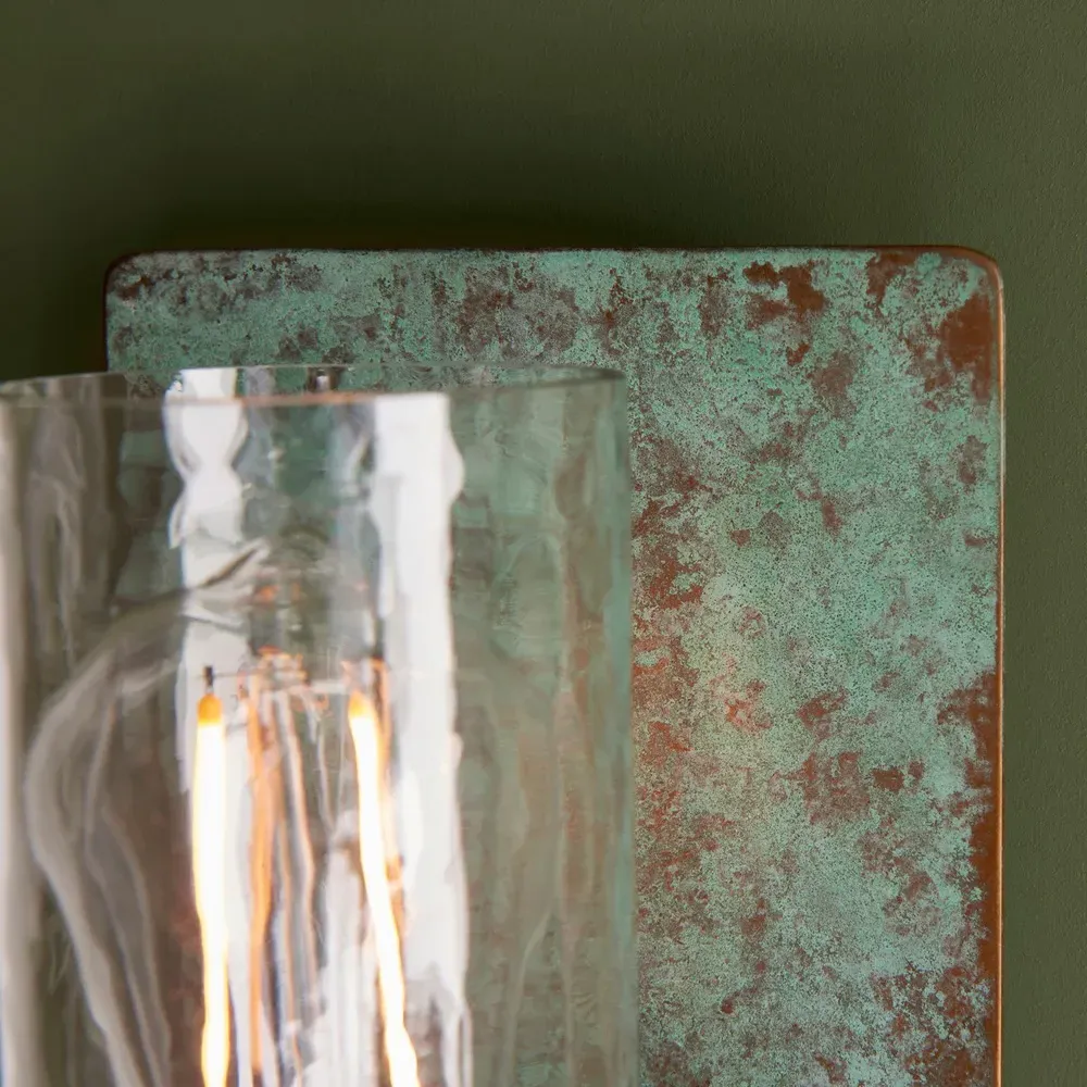 Palermo Wall Lamp - Bronze, Glass