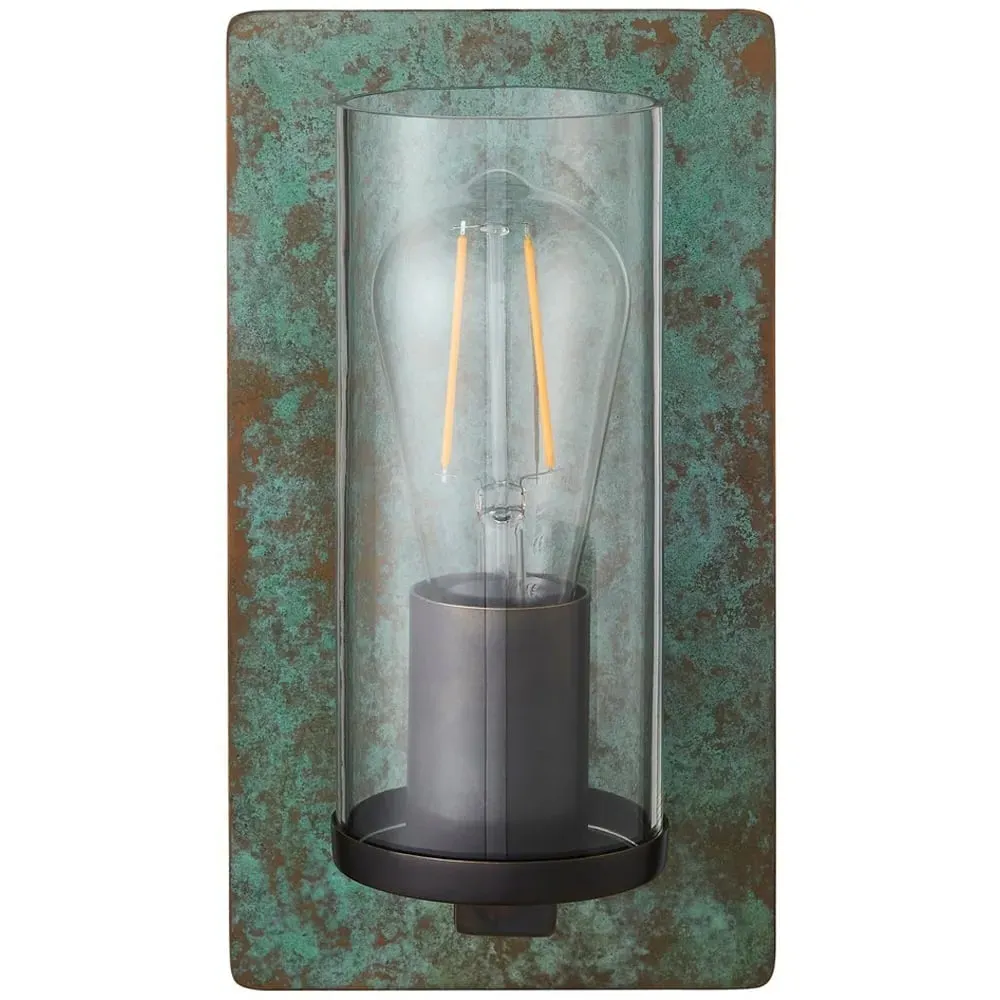 Palermo Wall Lamp - Bronze, Glass image