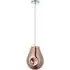 Perugia Small Pendant Ceiling Lamp - Copper, Metallic Glass