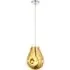 Perugia Small Pendant Ceiling Lamp - Gold, Metallic Glass