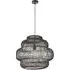 Piacenza Pendant Light - Black, Rattan