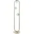 Ravello 3 Light Floor Lamp - Silver, Glass