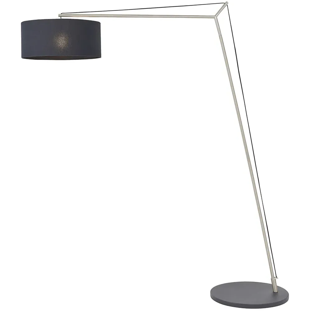 Ravenna Floor Lamp - Black, Cotton