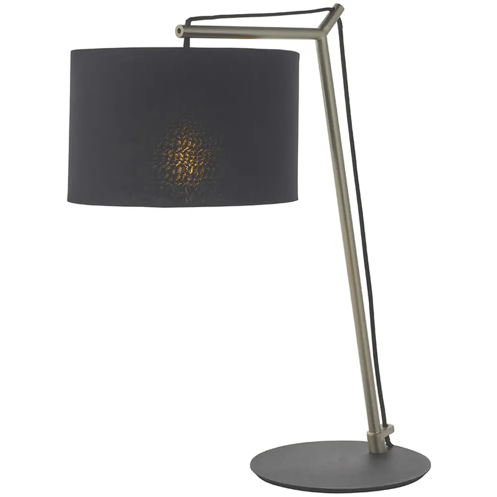 Ravenna Table Lamp - Black, Cotton