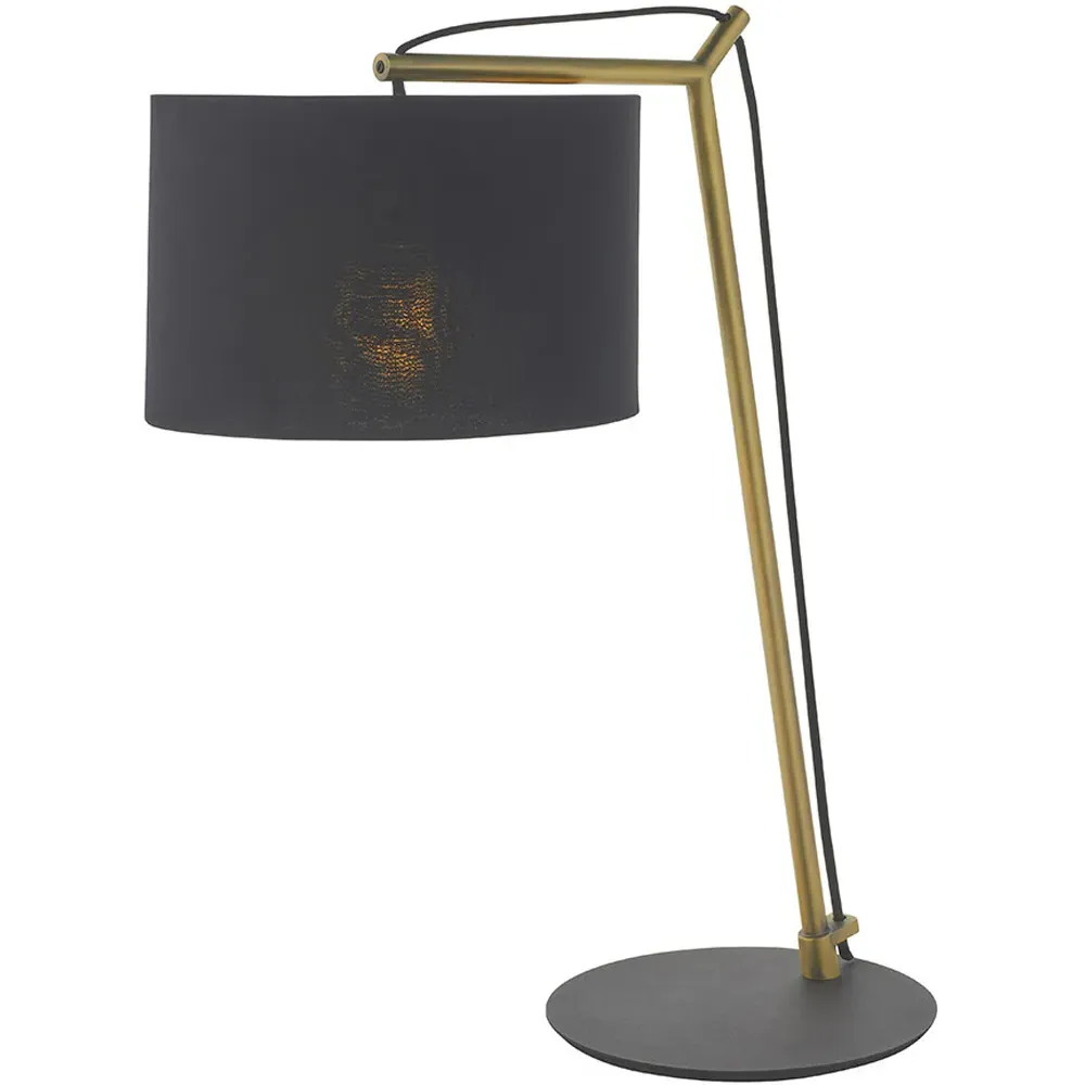 Ravenna Table Lamp - Black, Cotton