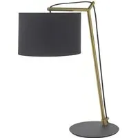 Ravenna Table Lamp - Black, Cotton
