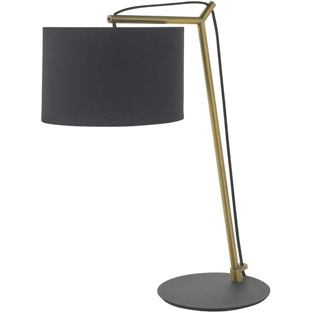 Ravenna Table Lamp - Black, Cotton