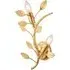 Reggio 2 Light Wall Light - Gold Leaf