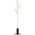 Rome 3 Light Floor Lamp - Brown, Glass